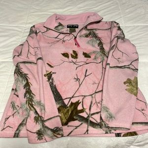 real tree fleece zip